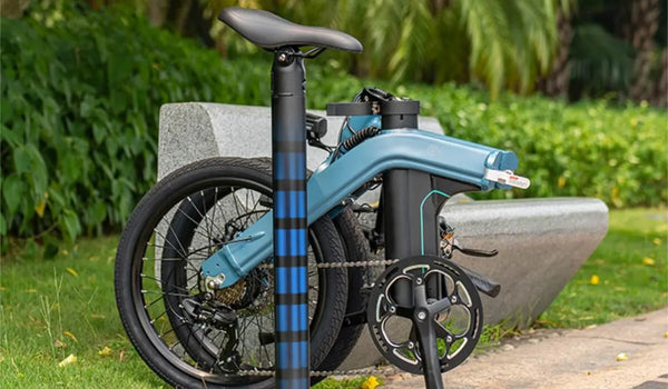 Accu verwijderd uit de Fiido X e-bike.