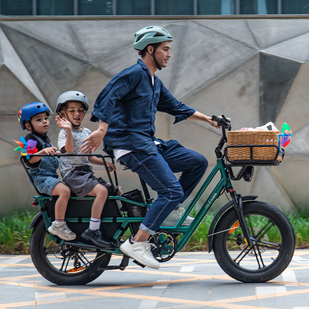 Fiido T2 Longtail Elektrische Bakfiets