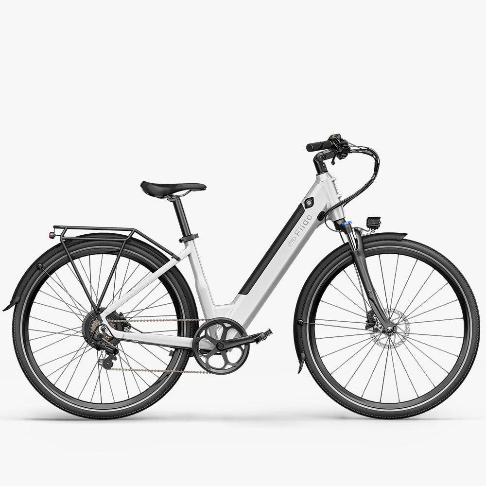 Witte Fiido C11 Stadsfiets elektrische fiets