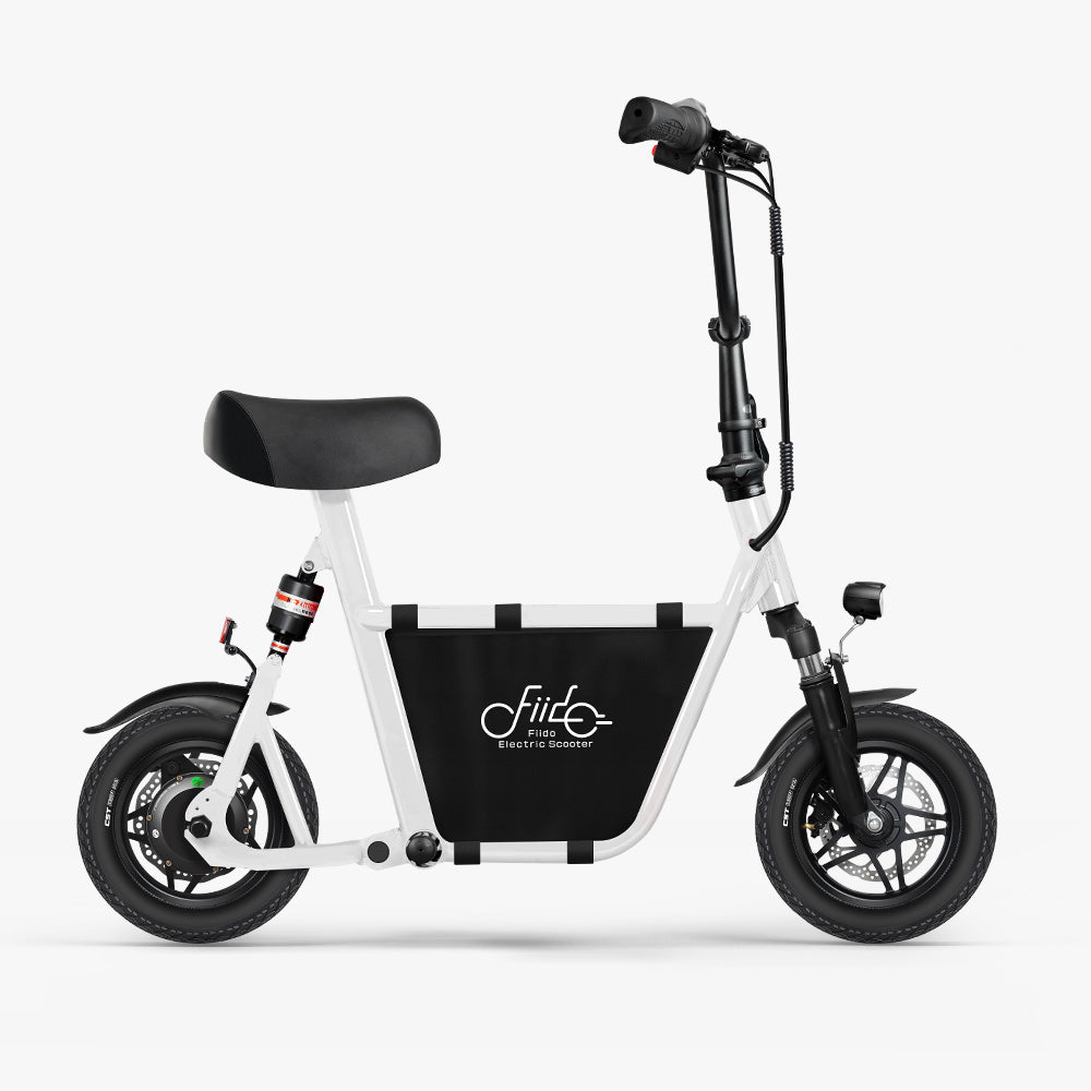 Fiido Q1S witte opvouwbare elektrische scooter