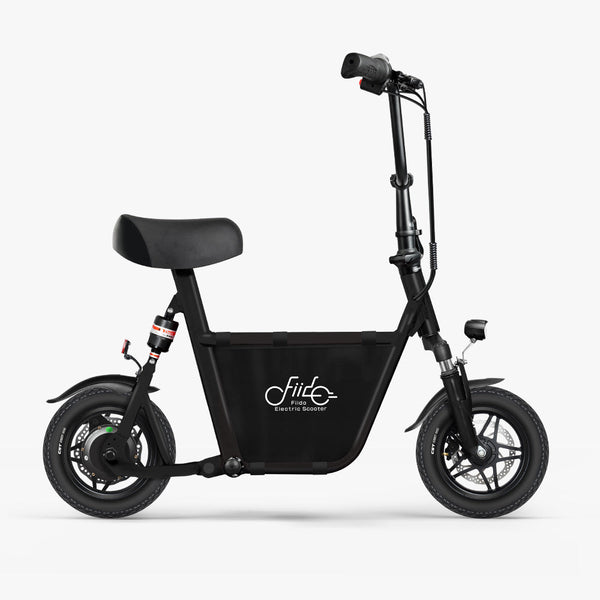 Fiido Q1S zwarte opvouwbare elektrische scooter