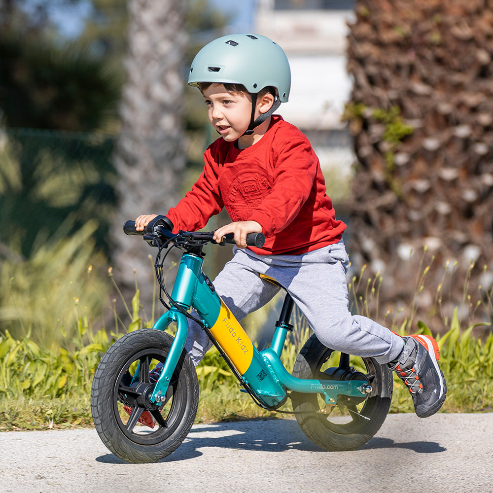 Kid rides Fiido Kidz elektrische loopfiets